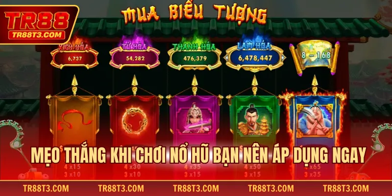 Mẹo thắng khi chơi nổ hũ bạn nên áp dụng ngay