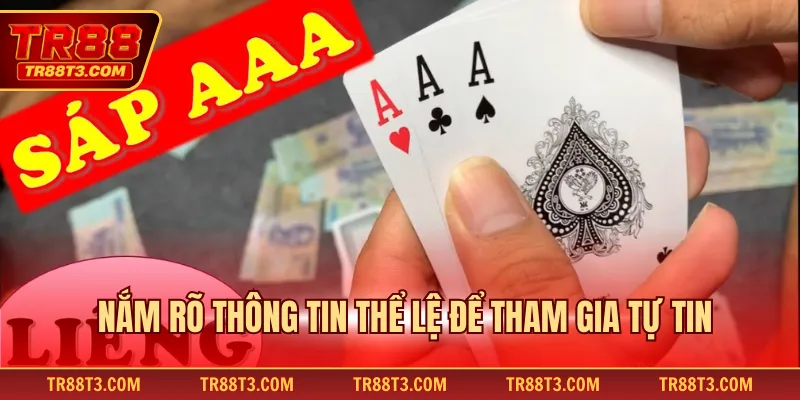 Nắm rõ thông tin thể lệ để tham gia tự tin